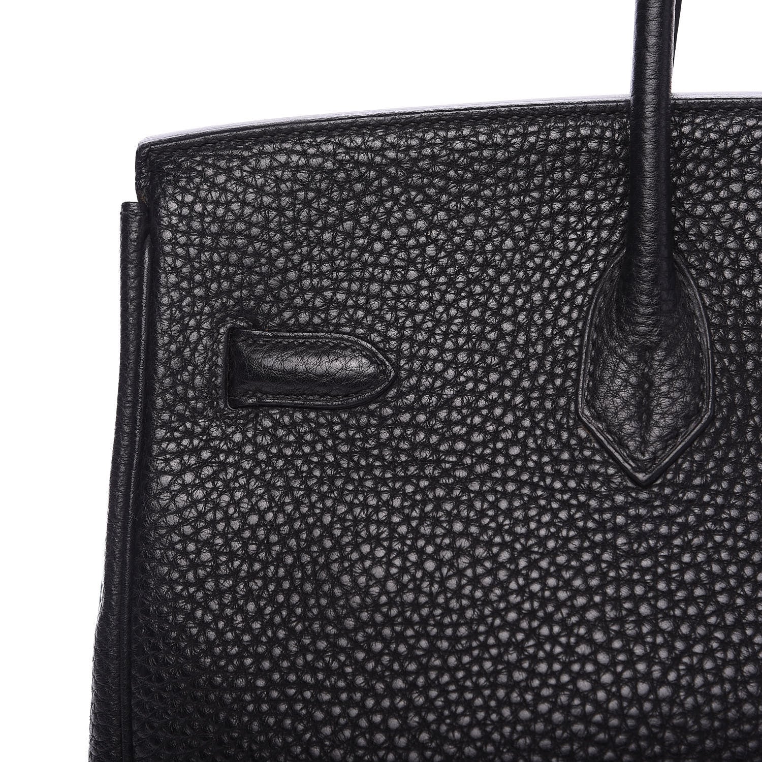 Hermes Taurillon Clemence Birkin 35 Black 18 of 28