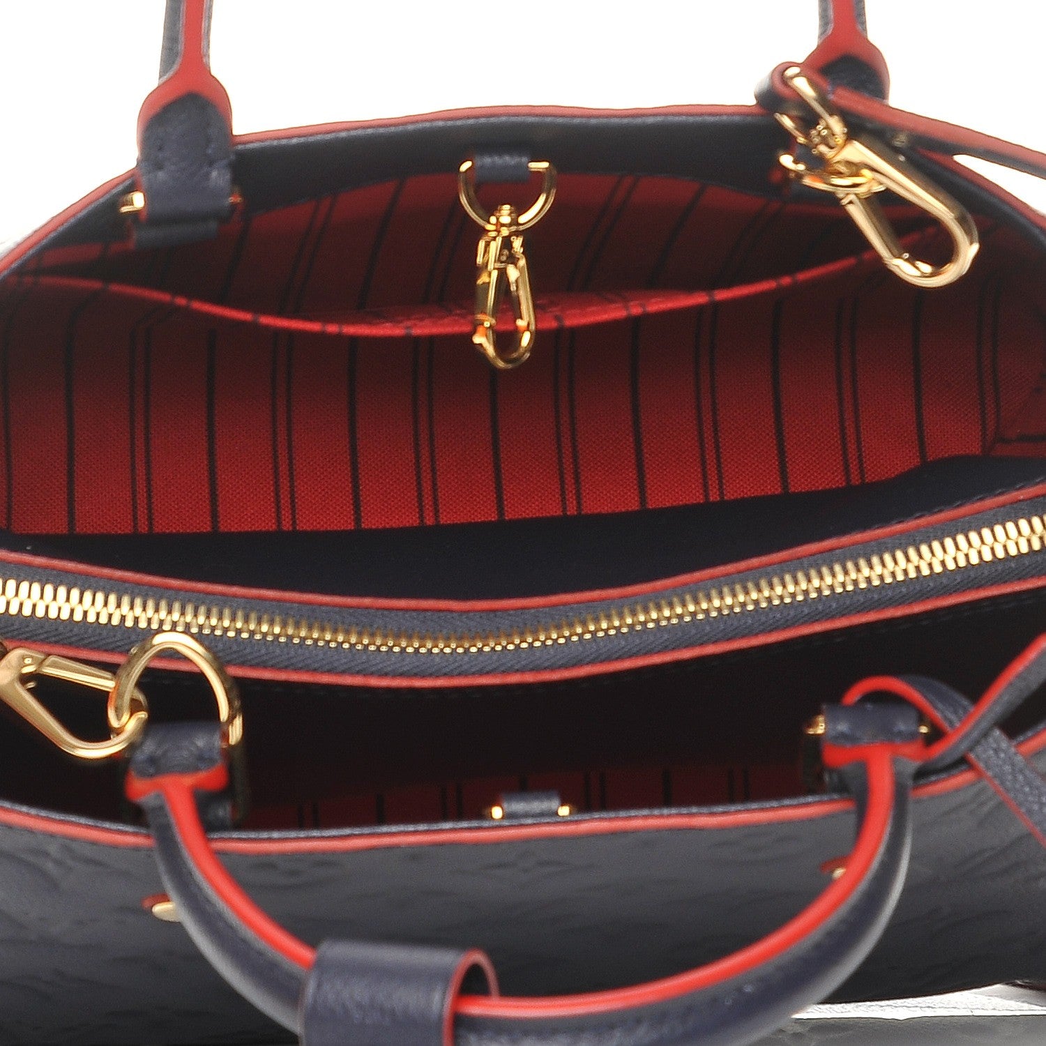 Louis Vuitton Empreinte Montaigne BB Marine Rouge 6 of 8