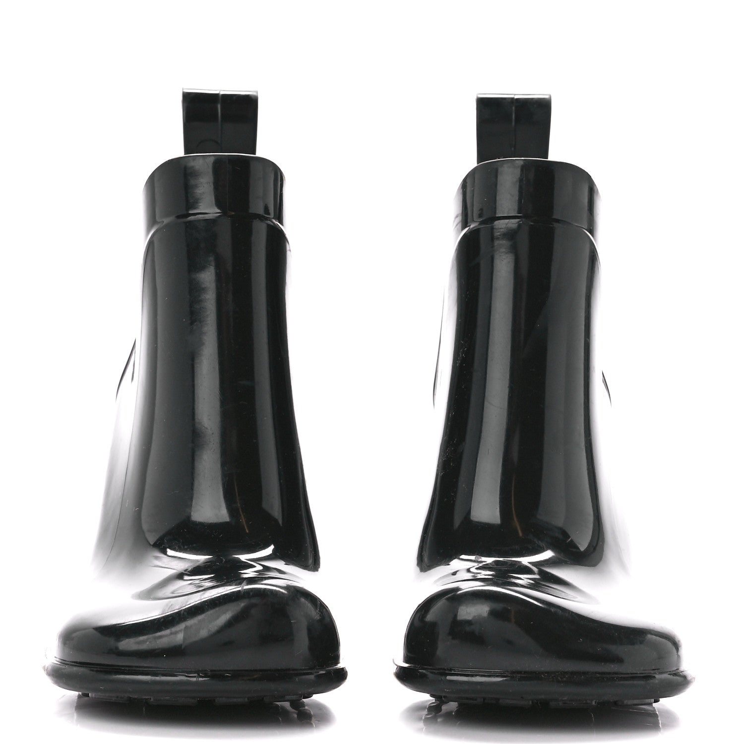 Bottega Veneta Rubber Shine Ankle Boots 37 Black 2 of 7