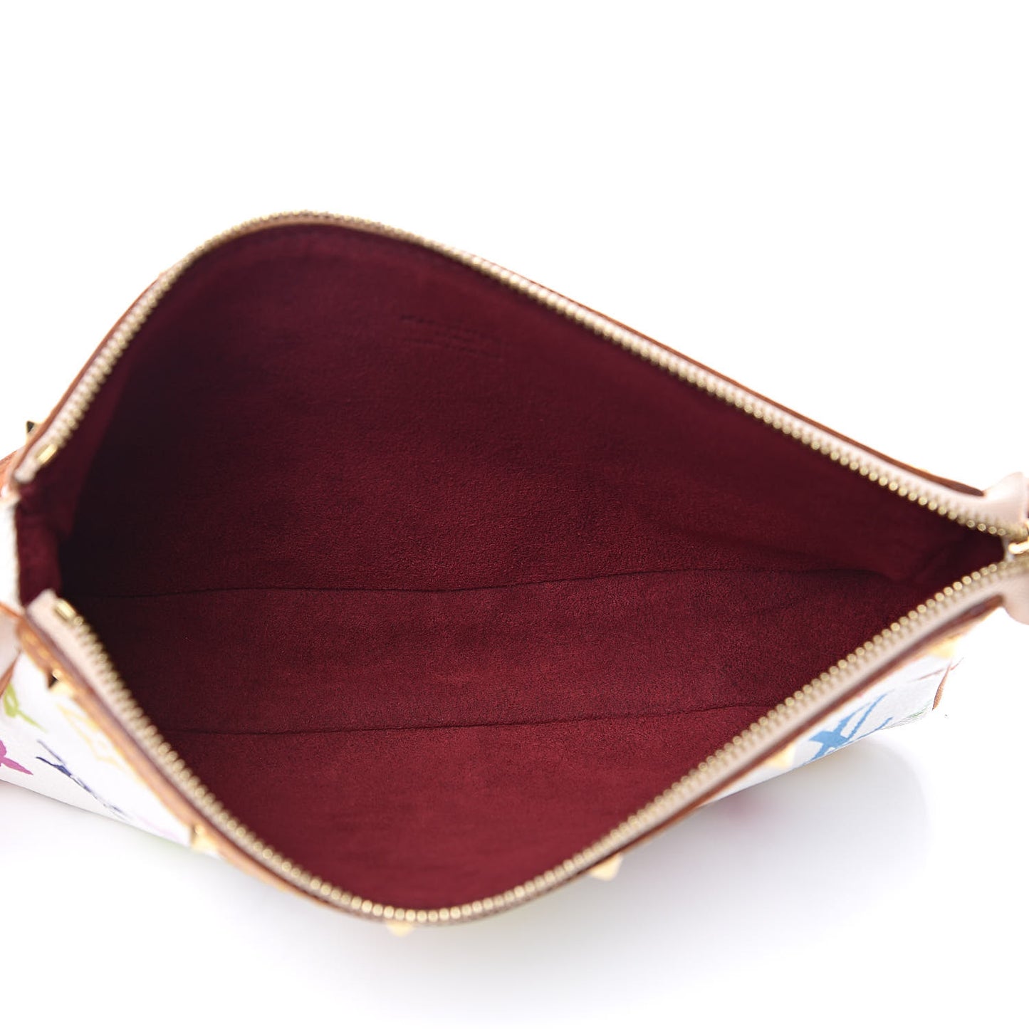 Monogram Multicolor Pochette Accessories White
