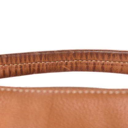Prada Vitello Daino Logo Hobo Cuoio 14 of 16