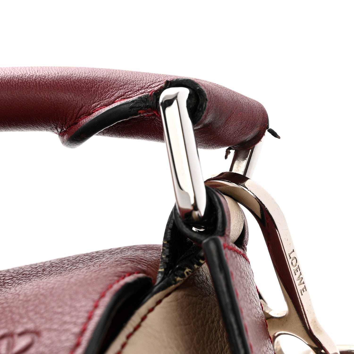 Loewe Calfskin Small Puzzle Bag Wine Garnet 12 of 13