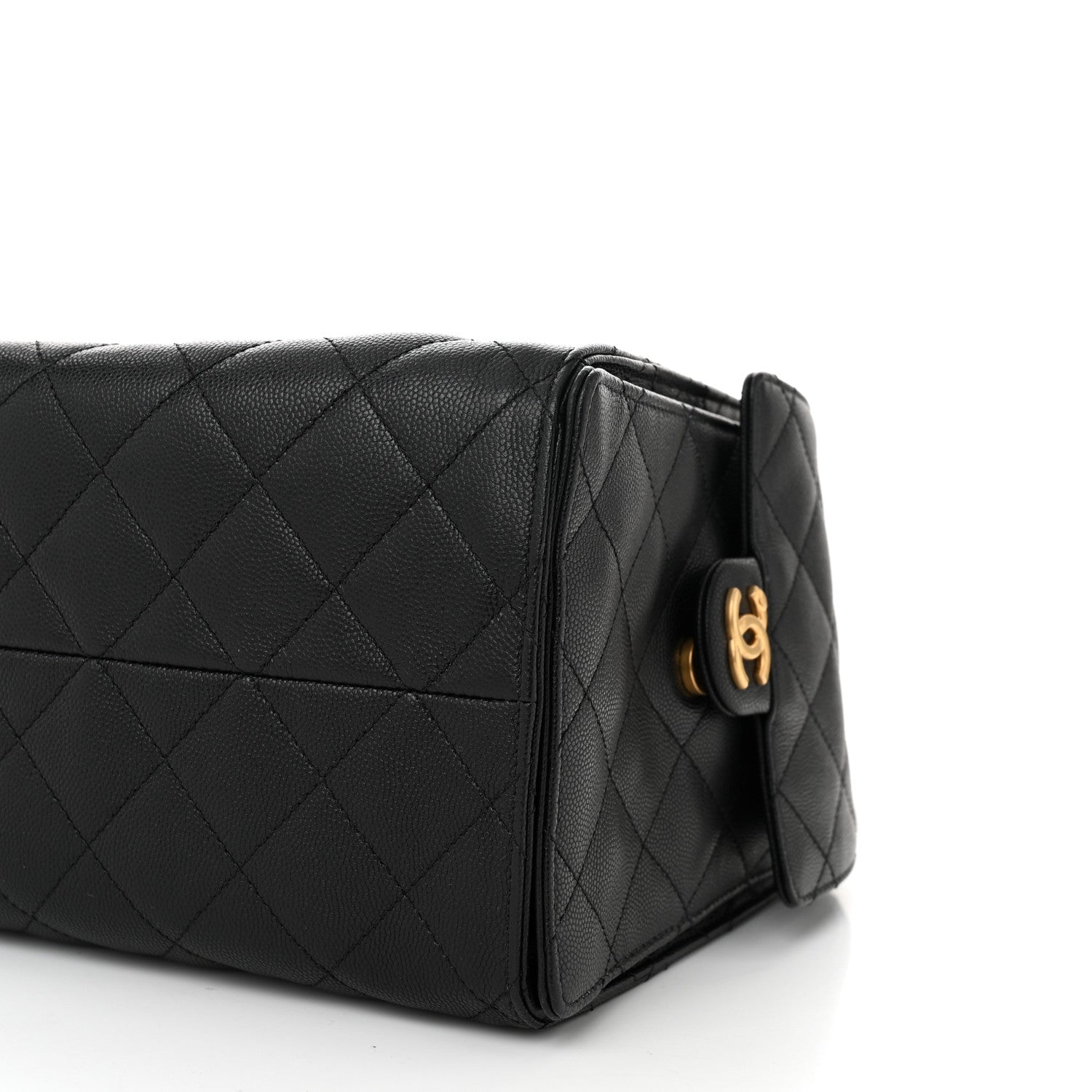 Chanel Caviar Quilted Medium Chanel 25 Handbag Black 11 of 12