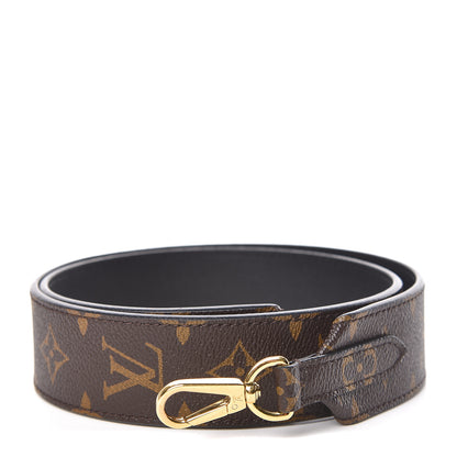 Louis Vuitton Monogram Bandouliere Shoulder Strap Black 1 of 7