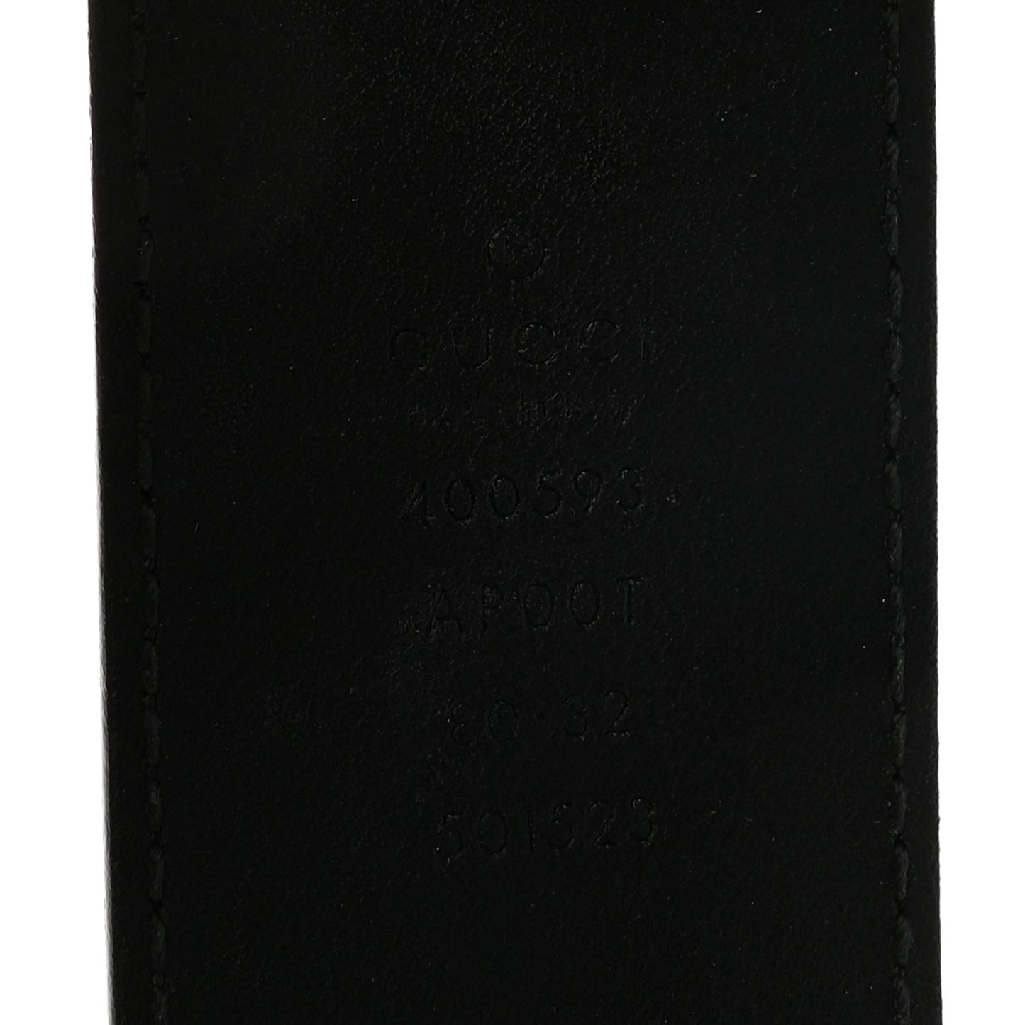 Calfskin Double G 40mm Belt 80 32 Black