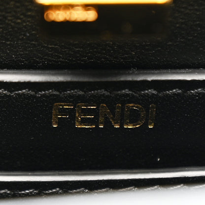 Fendi Shiny Nappa Petite Peekaboo I SEE U Satchel Black 6 of 12