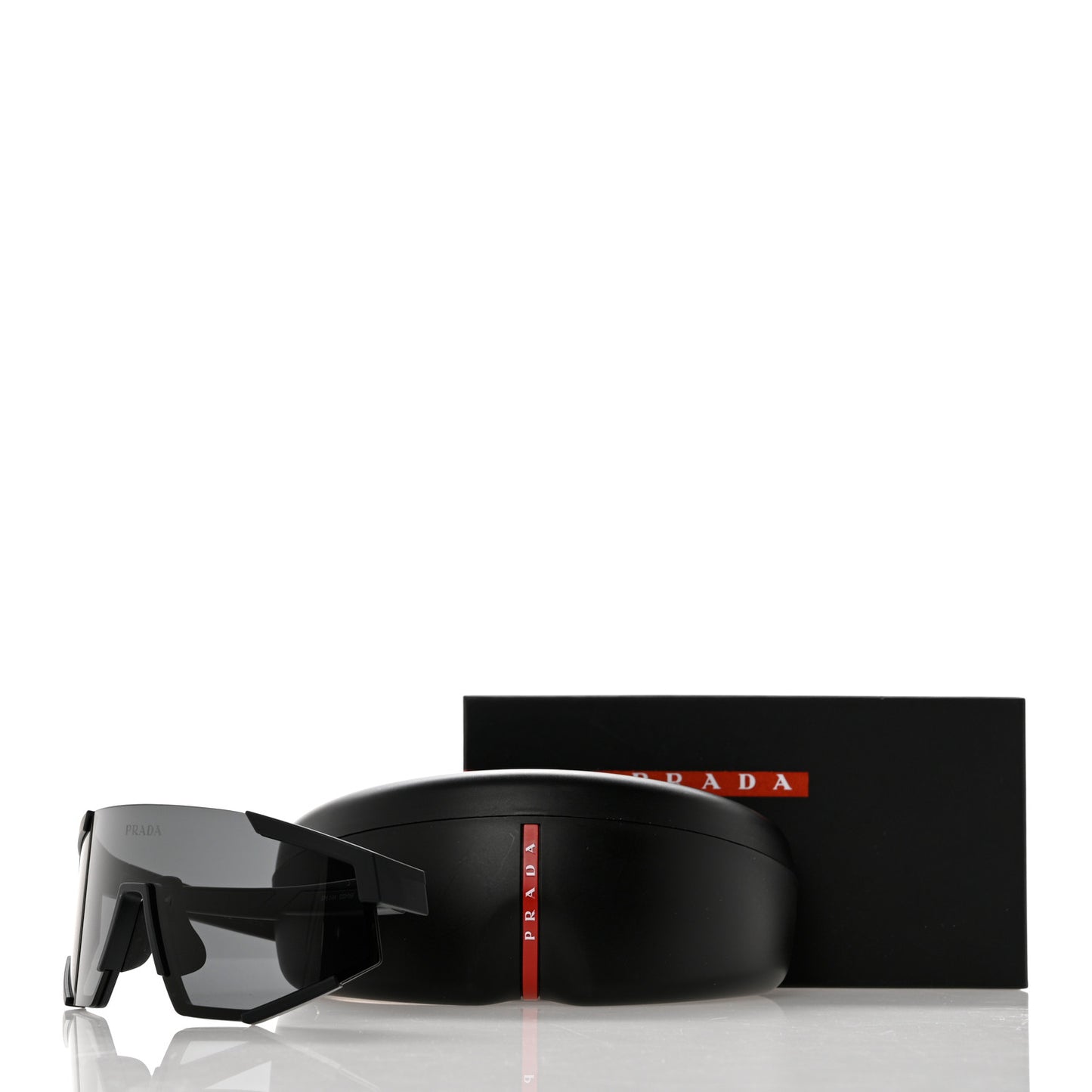 Metal Rubber Linea Rossa Sport Sunglasses SPS 04W Black