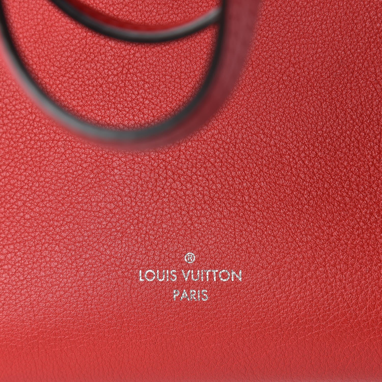 Louis Vuitton Calfskin Lockme Cabas Rubis 9 of 9