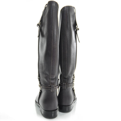 Gucci Leather New Charlotte Riding Boots 8 3 of 6