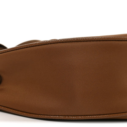 Prada Re-Nylon Saffiano Demi-lune Shoulder Bag Brandy 8 of 9