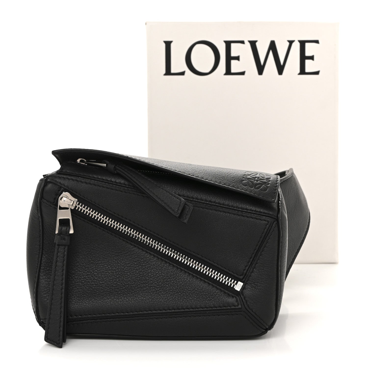 Loewe Calfskin Mini Puzzle Bumbag Black 15 of 15