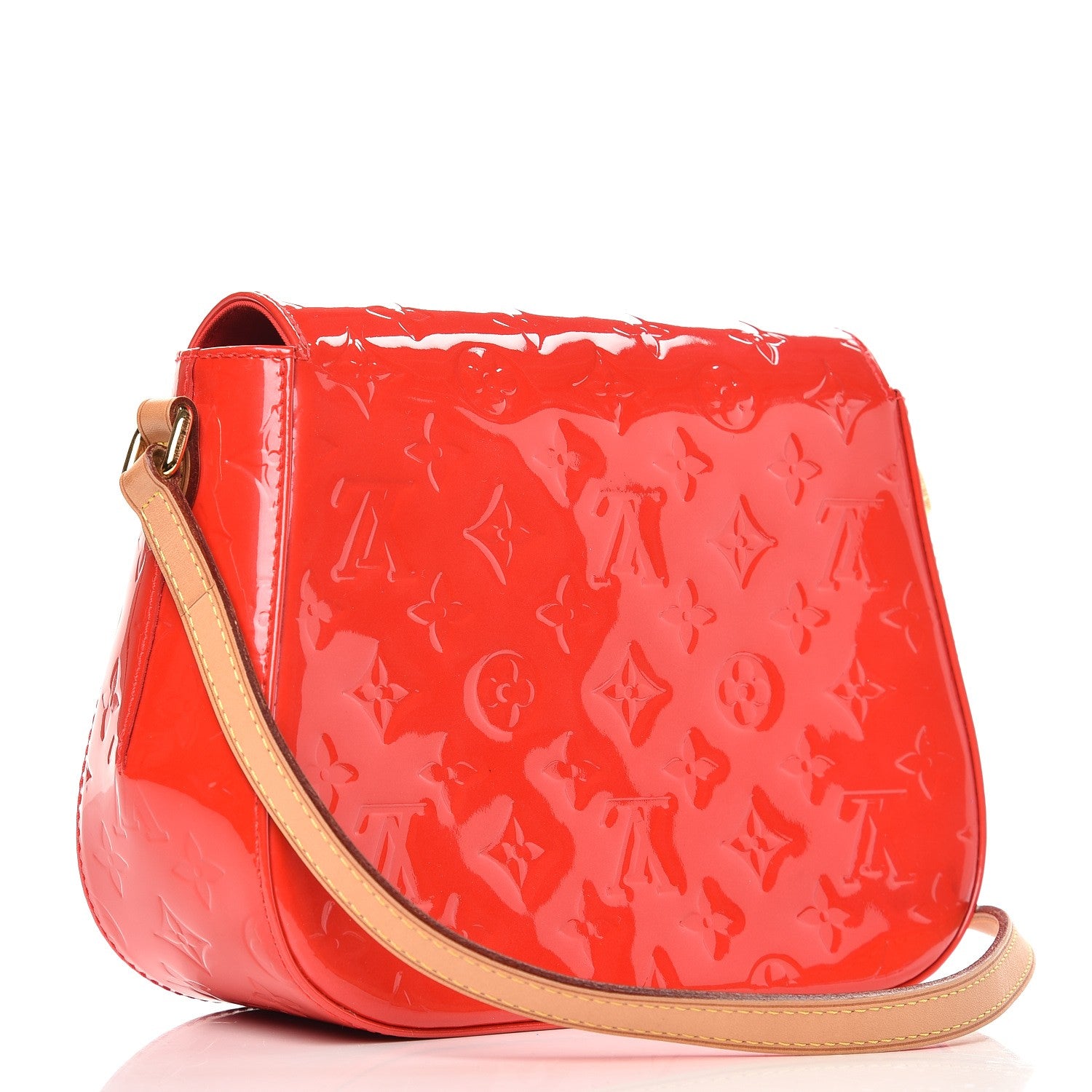Louis Vuitton Vernis Bellflower GM Rouge Grenadine 3 of 6