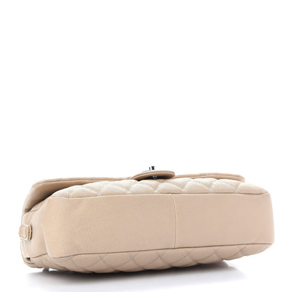 Chanel Caviar Quilted Jumbo Easy Flap Beige 4 of 9