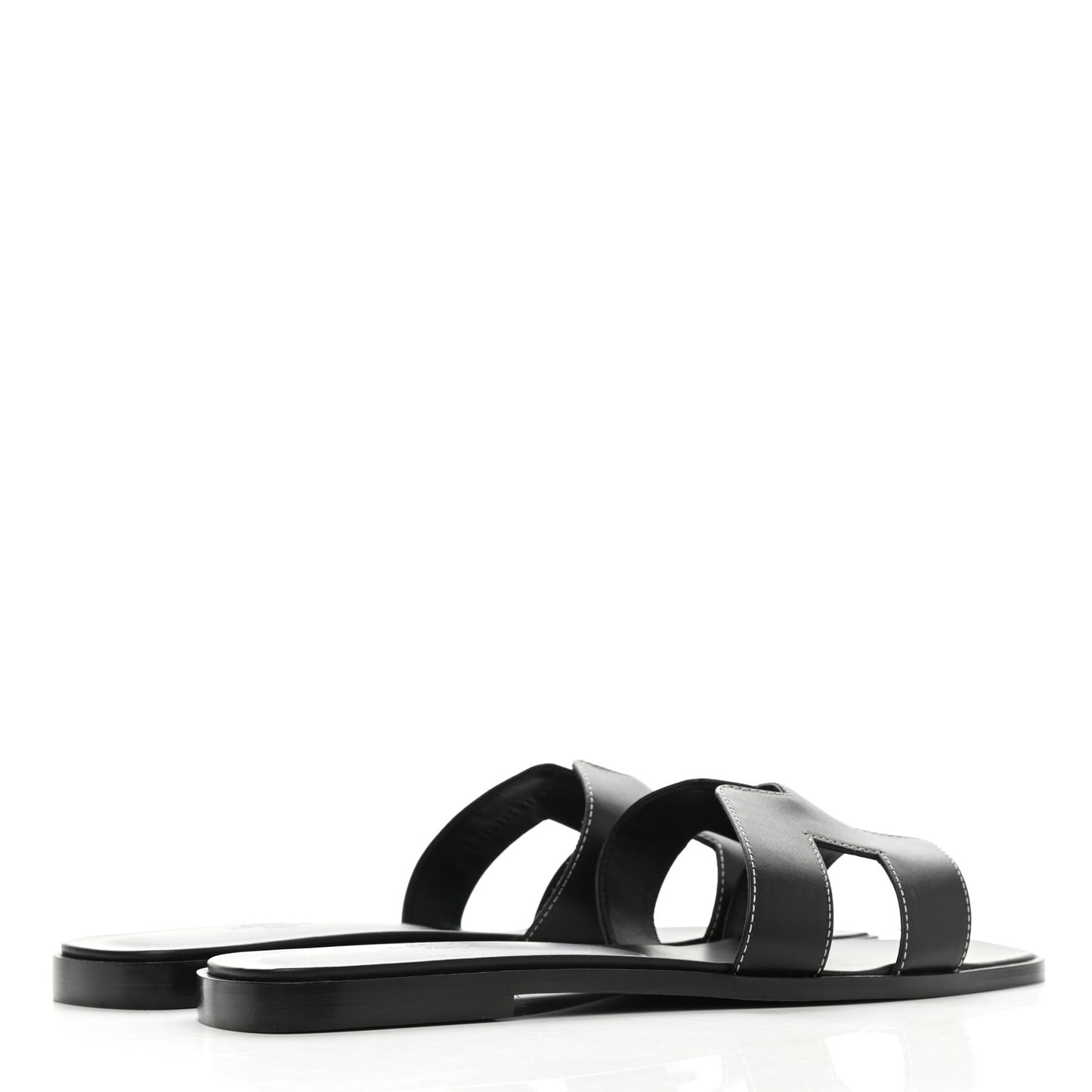 Box Calfskin Oran Sandals 40.5 Black