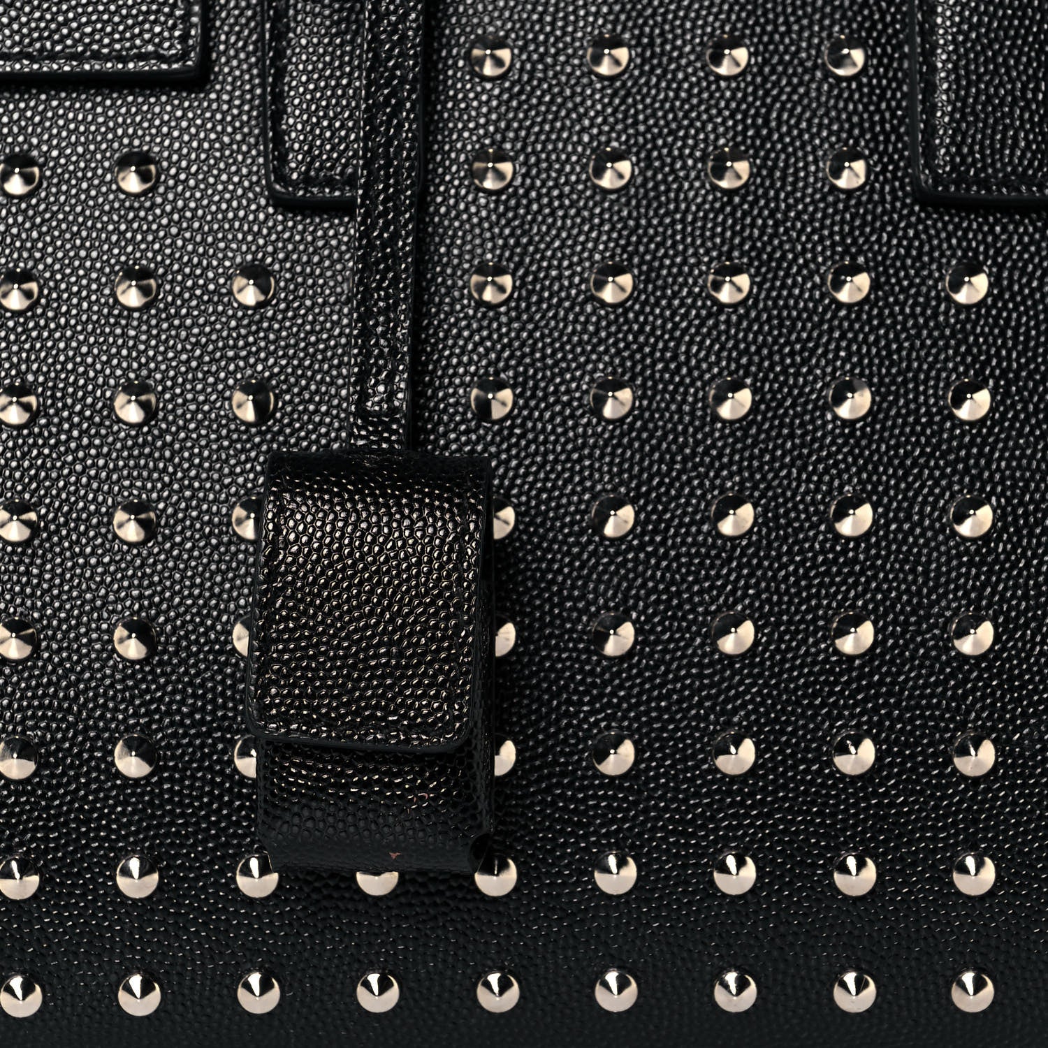 Saint Laurent Grain De Poudre Studded Nano Sac De Jour Black 6 of 10