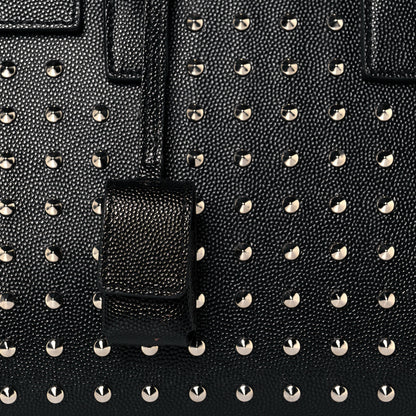Saint Laurent Grain De Poudre Studded Nano Sac De Jour Black 6 of 10