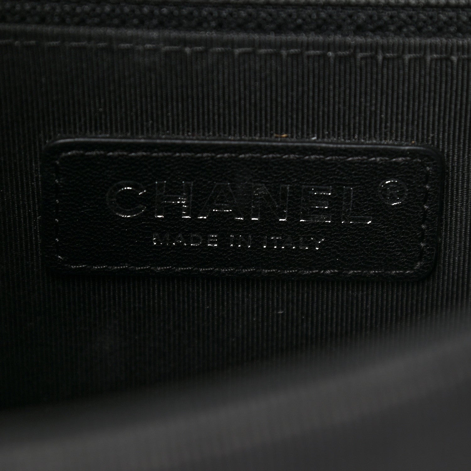 Chanel Lambskin Chevron Quilted Small Couture Flap Black White 6 of 11