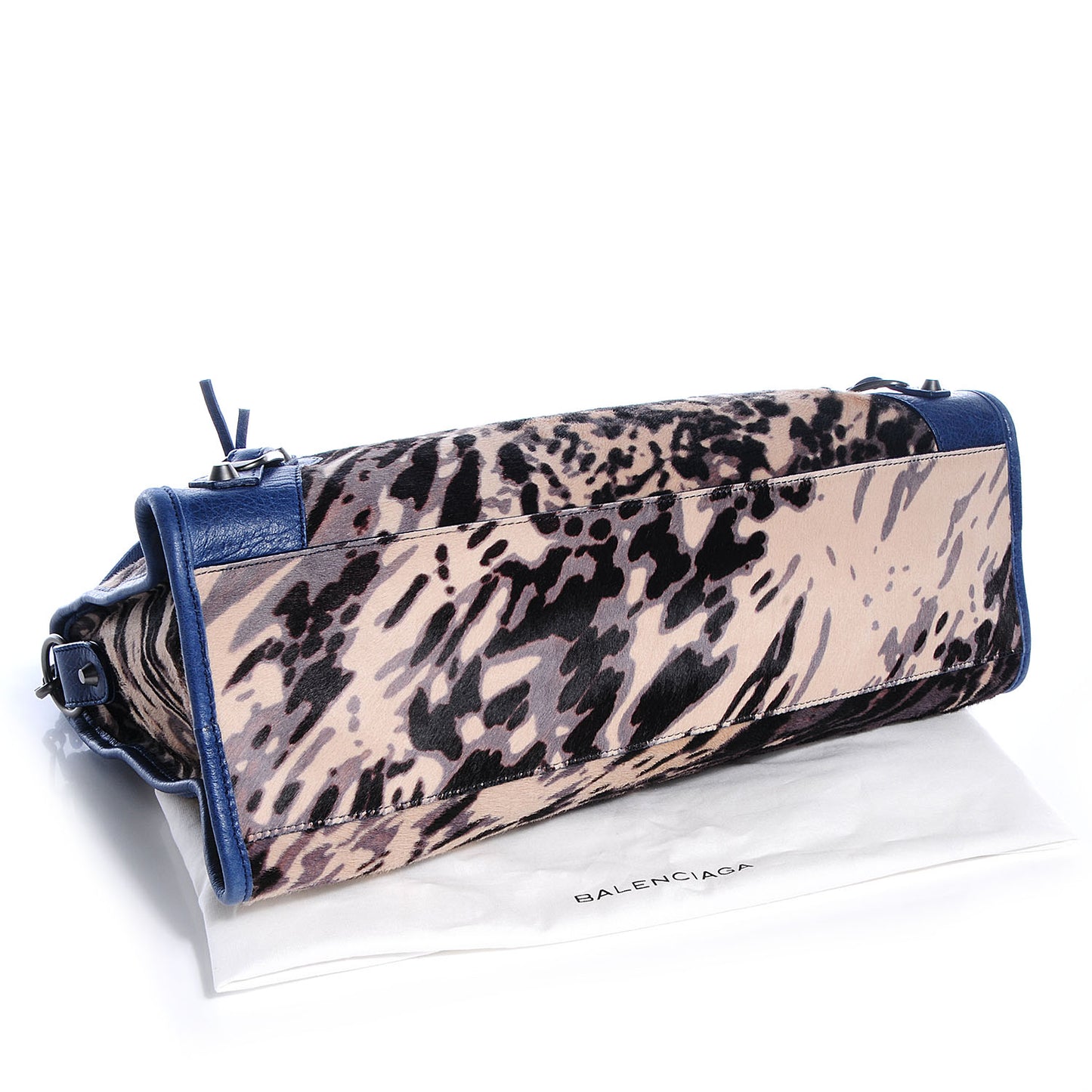 Pony Hair Leopard City Bleu Roi