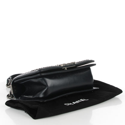 Chanel Goatskin Quilted Small Boy Handle Flap Black 4 of 8