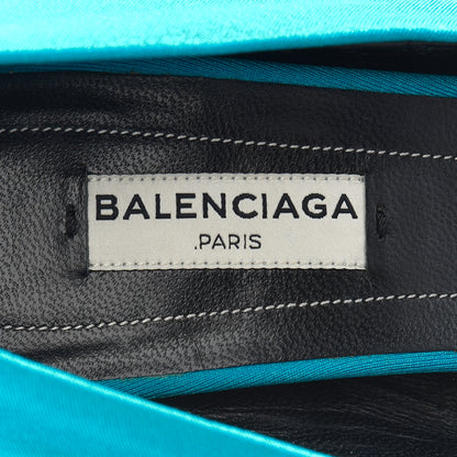 Balenciaga Spandex Knife Pointed 110mm Pumps 36.5 Bleu Turquoise 7 of 15