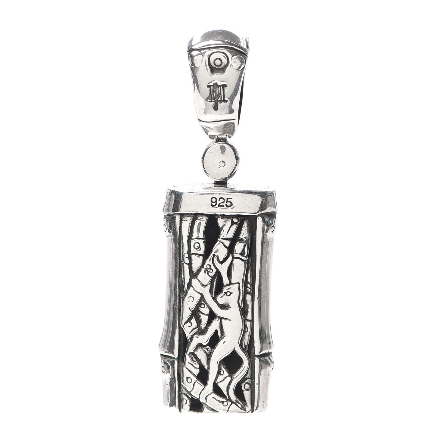 Sterling Silver Bamboo Pendant