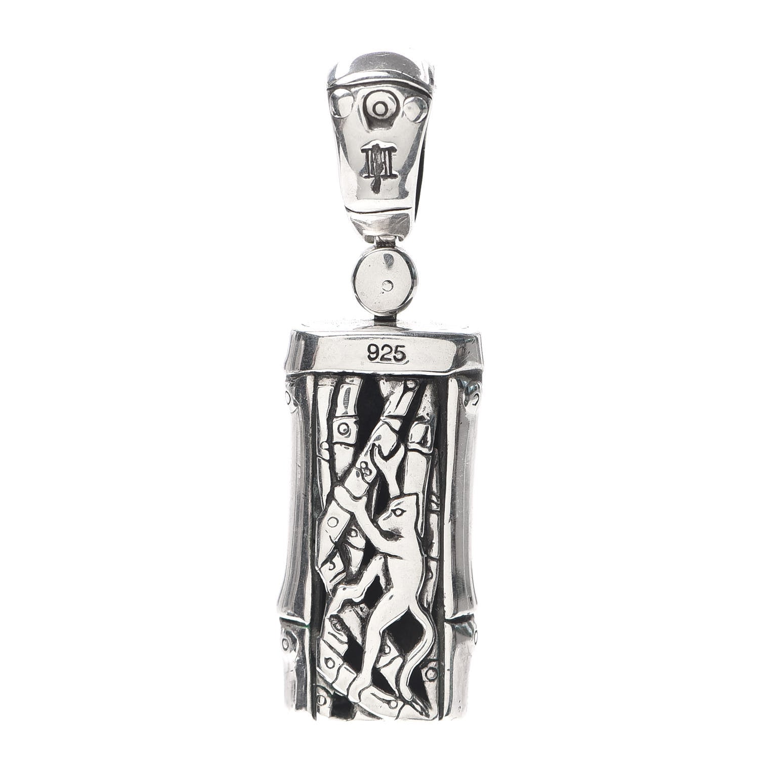 John Hardy Sterling Silver Bamboo Pendant 2 of 3