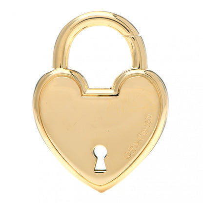 Tiffany 18K Yellow Gold Lock Heart Charm Pendant 3 of 3
