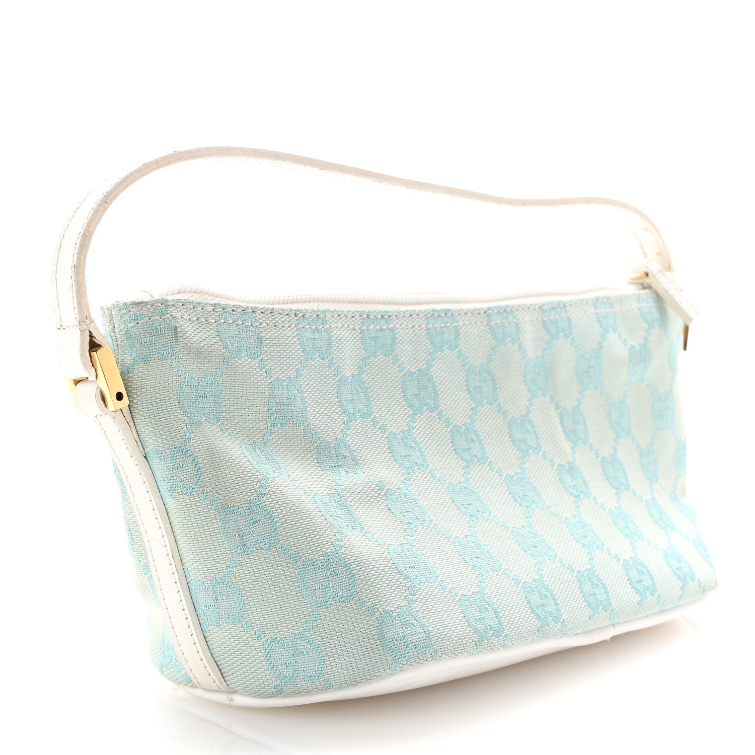 Gucci Monogram Boat Pochette Blue 3 of 10