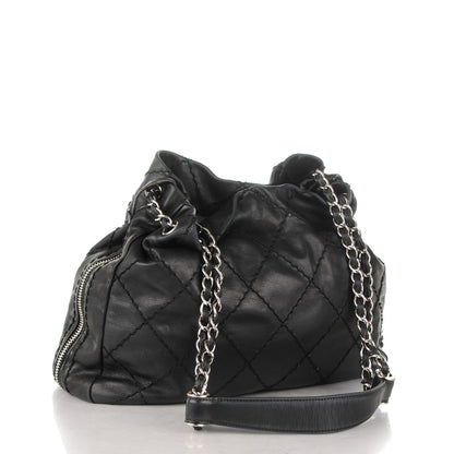 Chanel Lambskin Expandable Tote Black 3 of 14