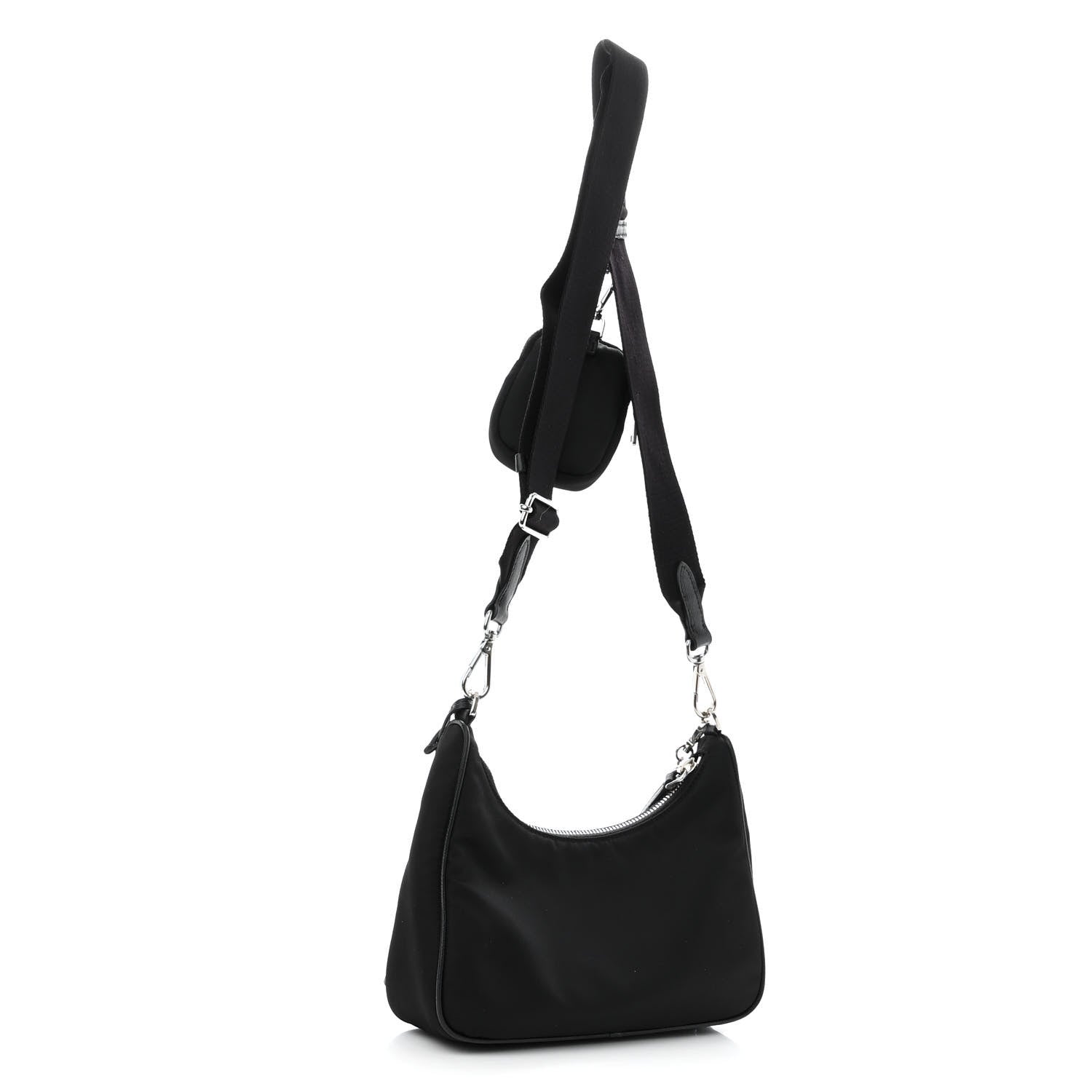 Prada Nylon Re-Edition 2005 Shoulder Bag Black 3 of 12