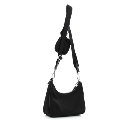 Prada Nylon Re-Edition 2005 Shoulder Bag Black 3 of 12