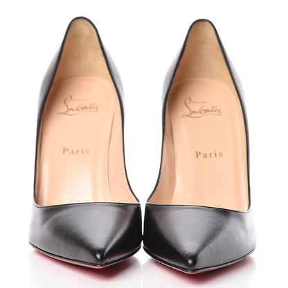 Christian Louboutin Shiny Nappa Apostrophy 100 Pumps 39 Black 2 of 8