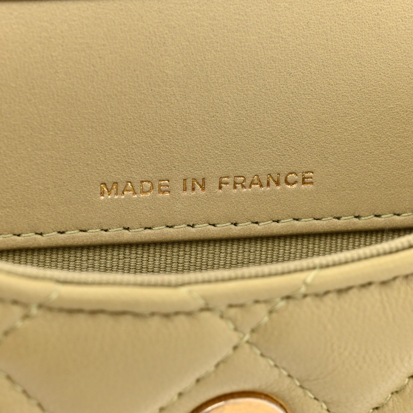 Lambskin Enamel Quilted Coco Hearts Clutch With Chain Light Green