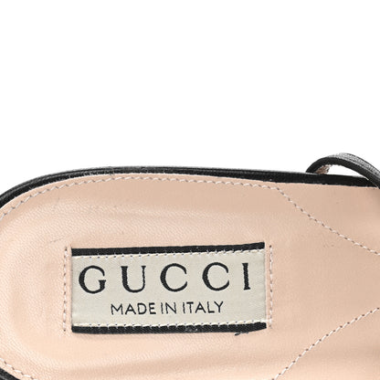 Gucci Malaga Kid Horsebit 70mm Slingback Pumps 40 Black 8 of 11
