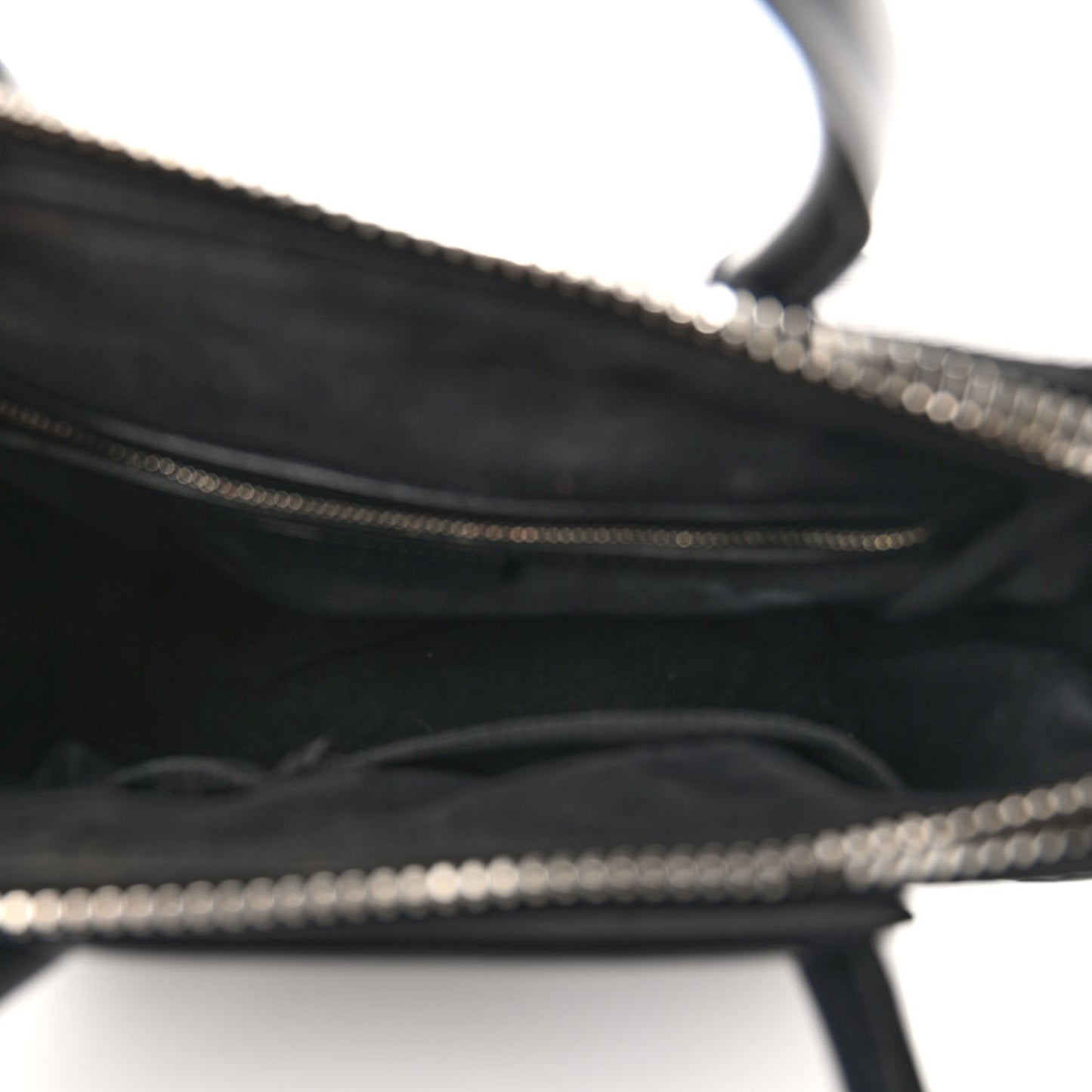 Calfskin Geometric Embossed Small Antigona Black