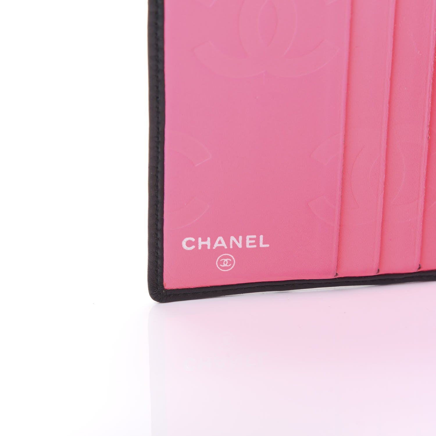 Chanel Calfskin Quilted Cambon Bi-Fold Wallet Black 8 of 11