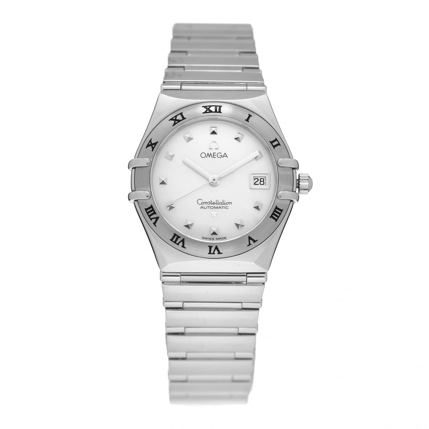 Omega Stainless Steel Mother of Pearl 27mm Constellation Automatic Watch 1591.71.00 1 of 5