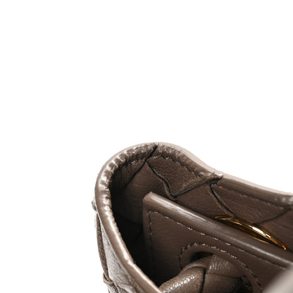 Bottega Veneta Nappa Intrecciato Medium Andiamo Shoulder Bag Taupe Grey 12 of 13