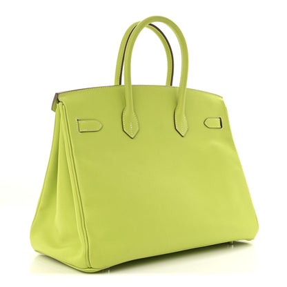 Hermes Epsom Candy Birkin 35 Kiwi Lichen 3 of 13