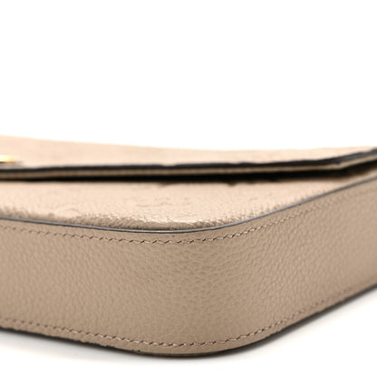 Louis Vuitton Empreinte Pochette Felicie Chain Wallet Tourterelle 10 of 11