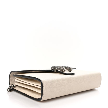 Gucci Dollar Calfskin Mini Dionysus Chain Wallet Mystic White 4 of 10