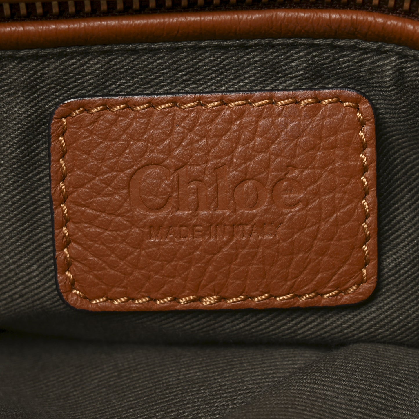 Calfskin Medium Marcie Satchel Tan
