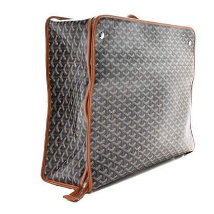 Goyard Goyardine Caravelle 50 Folding Suitcase Black Gold 2 of 8