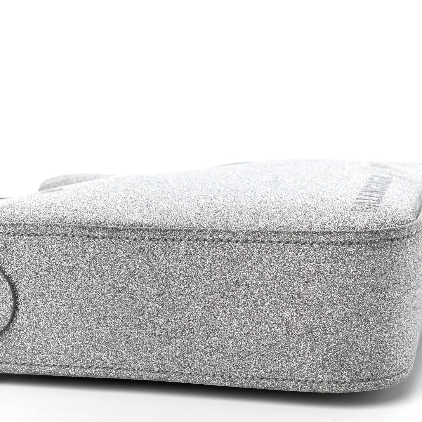 Glitter XS Triangle Chain Duffle Argent