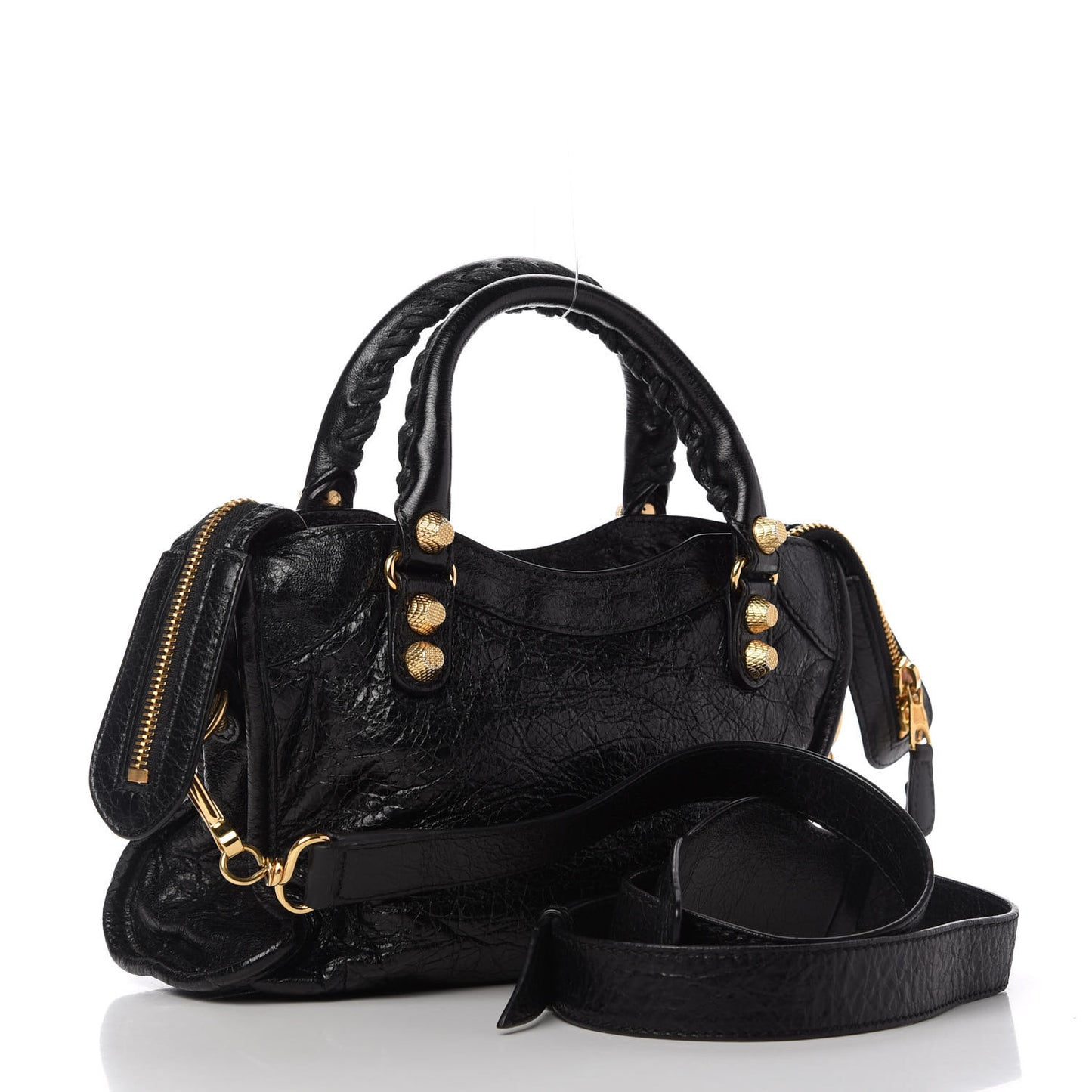 Agneau Giant 12 Gold Hardware Mini City Black