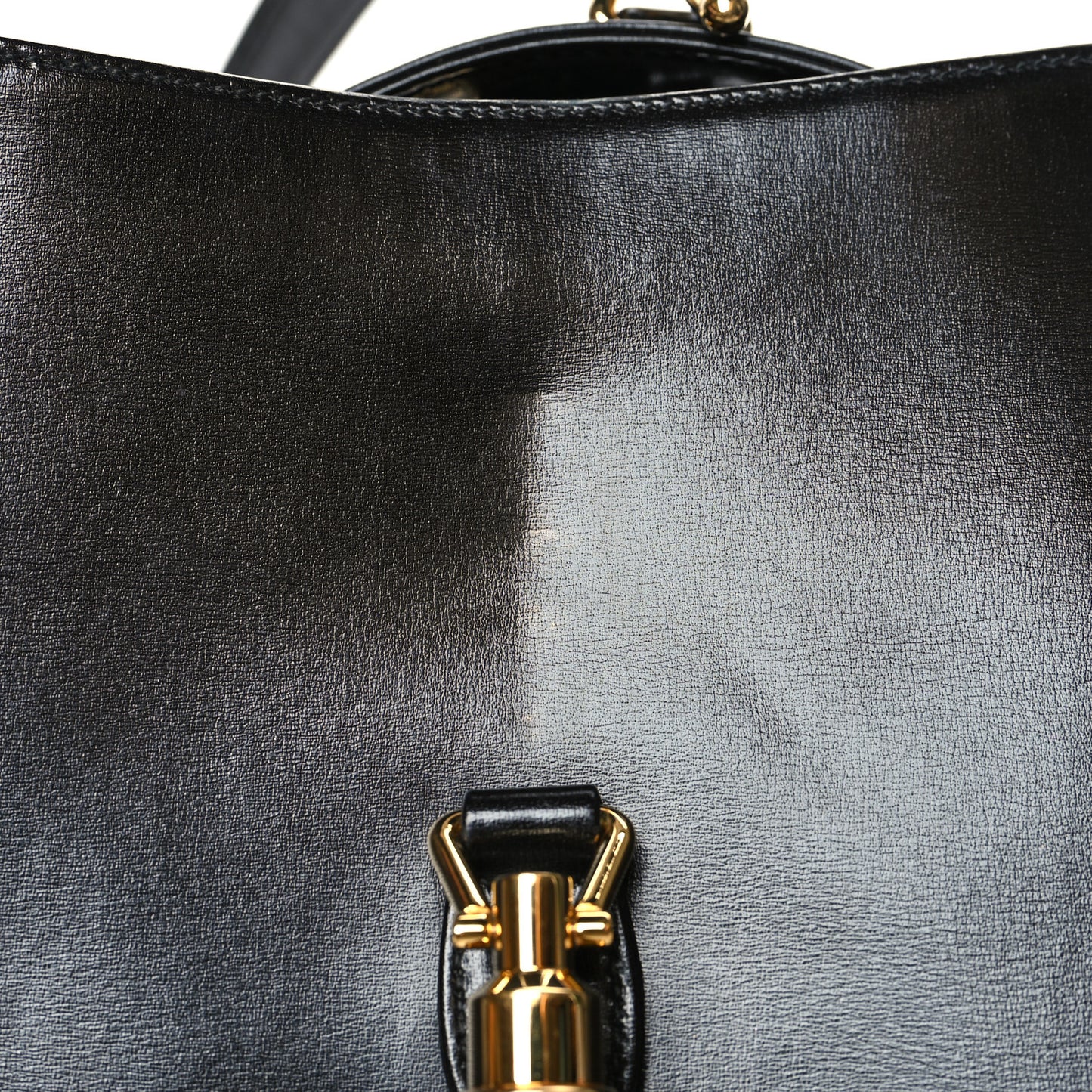 Boarded Dyana Lux Calfskin Small Jackie 1961 Hobo Black