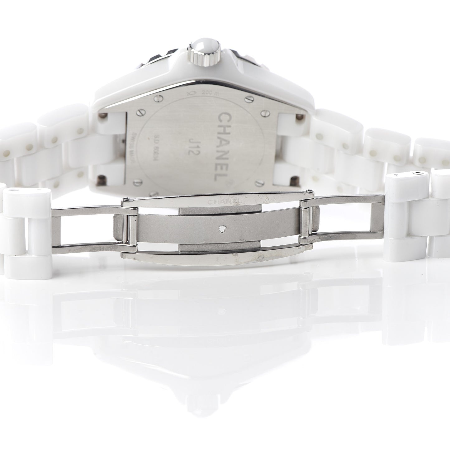 Stainless Steel Ceramic 38mm J12 Automatic Watch White