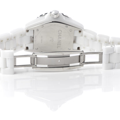 Chanel Stainless Steel Ceramic 38mm J12 Automatic Watch White 6 of 7