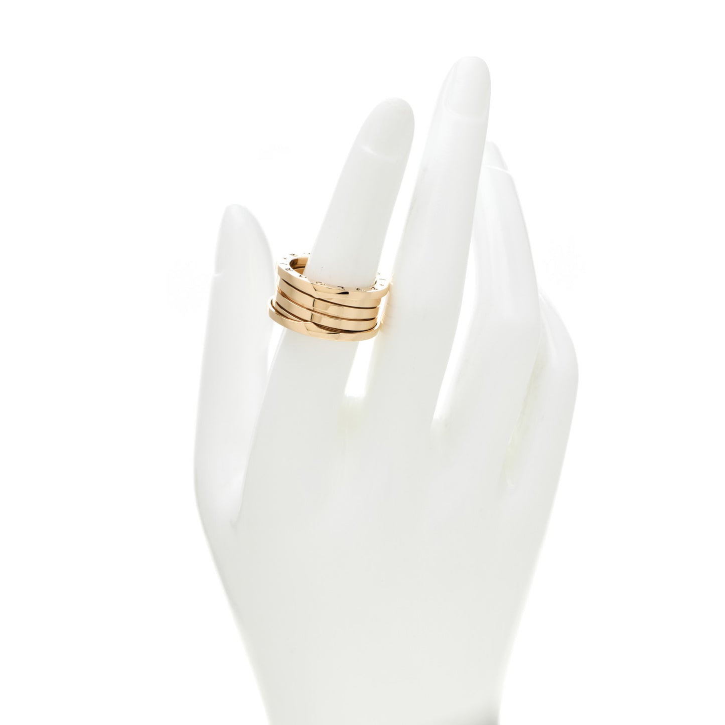 18K Yellow Gold B.Zero1 Four-Band Ring 57 8