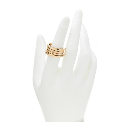 Bulgari 18K Yellow Gold B.Zero1 Four-Band Ring 57 8 2 of 7